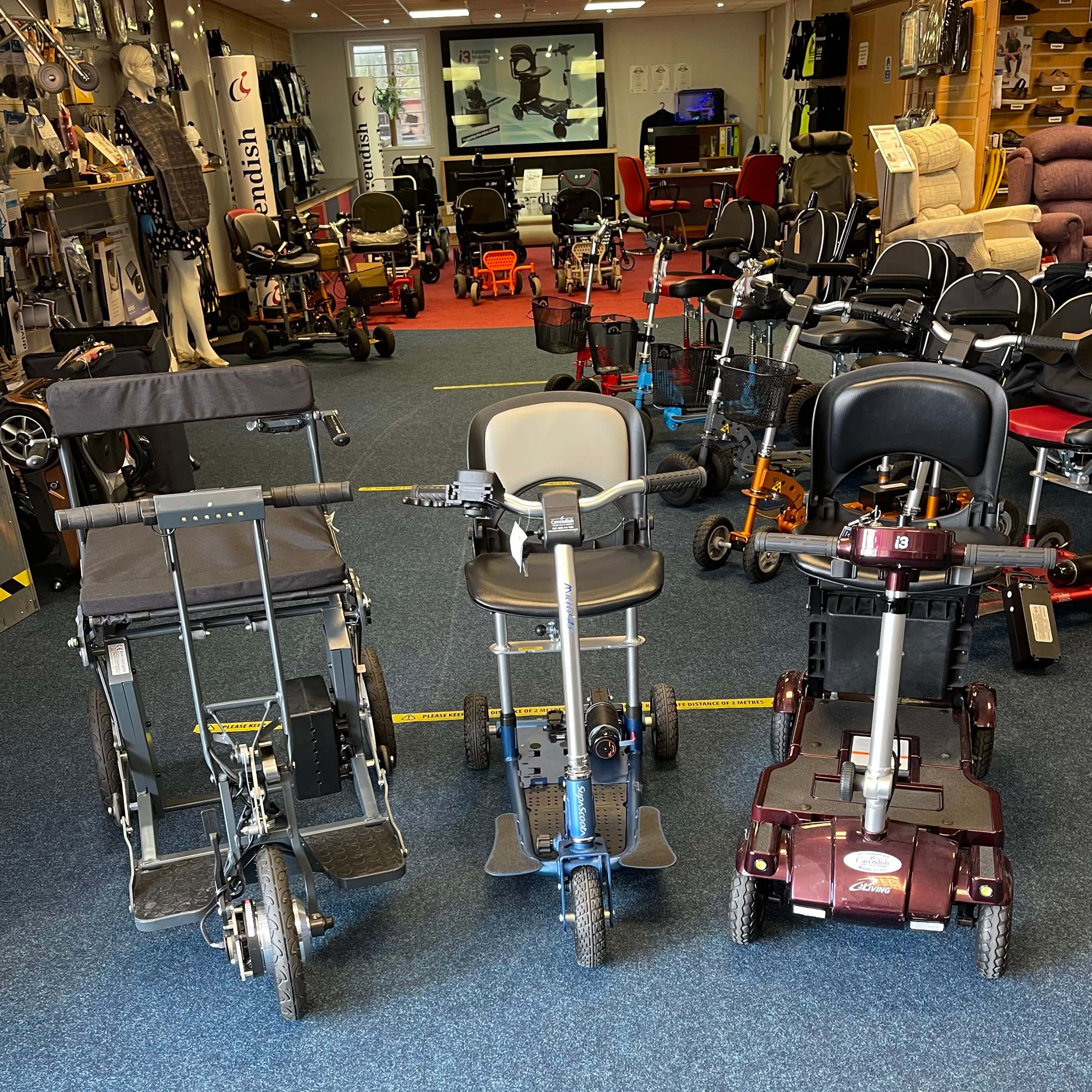 Cavendish Health Care & Mobility showroom in Waterlooville Cavendish Health Care & Mobility showroom in Waterlooville