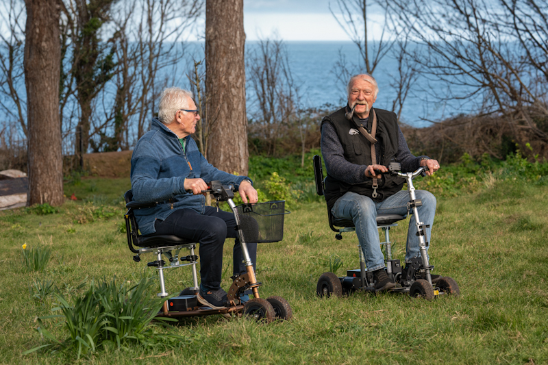 Licht mobility scooter lifestyle shot